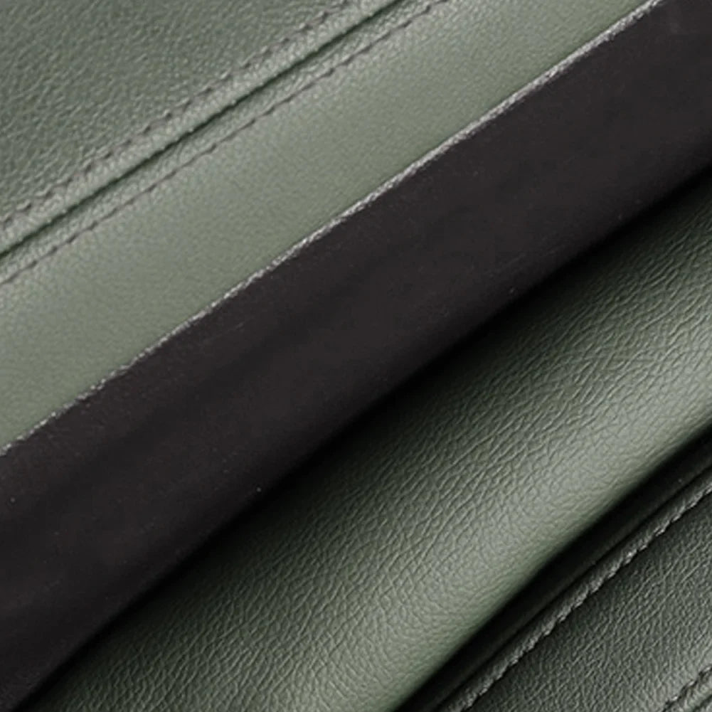 Opulentia Upholstery for vehicles, Car Sizeeat Gap Filler Pad PU Leather Console Sizeide Pocket Organizer Sizeet of 2