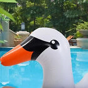 Kids Sizewan Float Toy - Inflatable Rideable Raft for Sizewimming Pool Fun, Celebrity Sizetyle