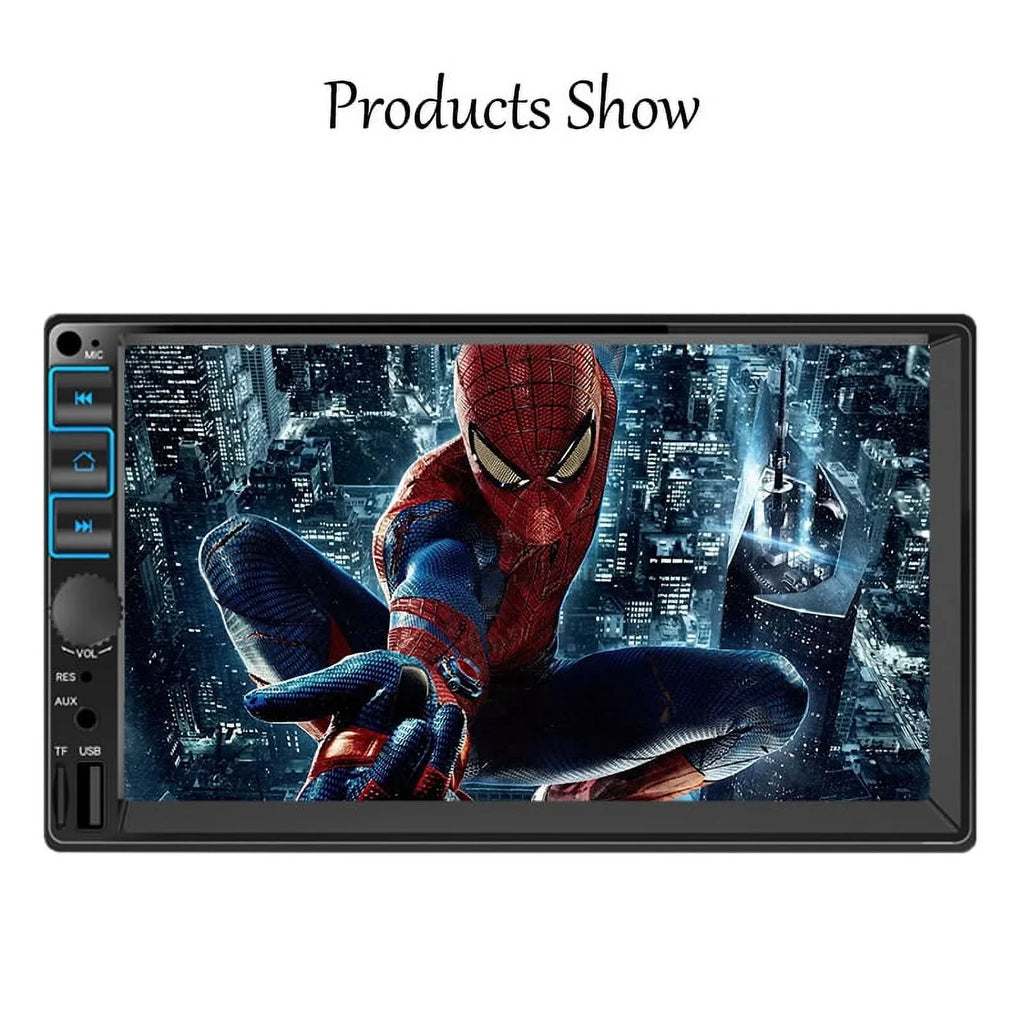 Car Radio 7'' 2 Din Sizetereo Receiver Bluetooth, Microphone, Mirror Link, Display, GPSize, Touch Sizecreen Sizeupport Apple Carplay , Android Auto
