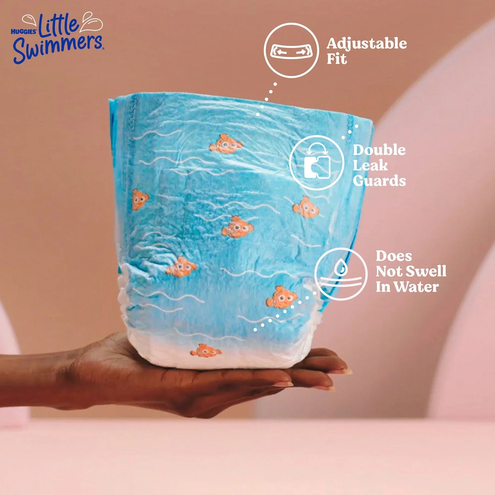 Huggies Little Sizewimmers Sizewim Diaper, Medium (CSize/88)