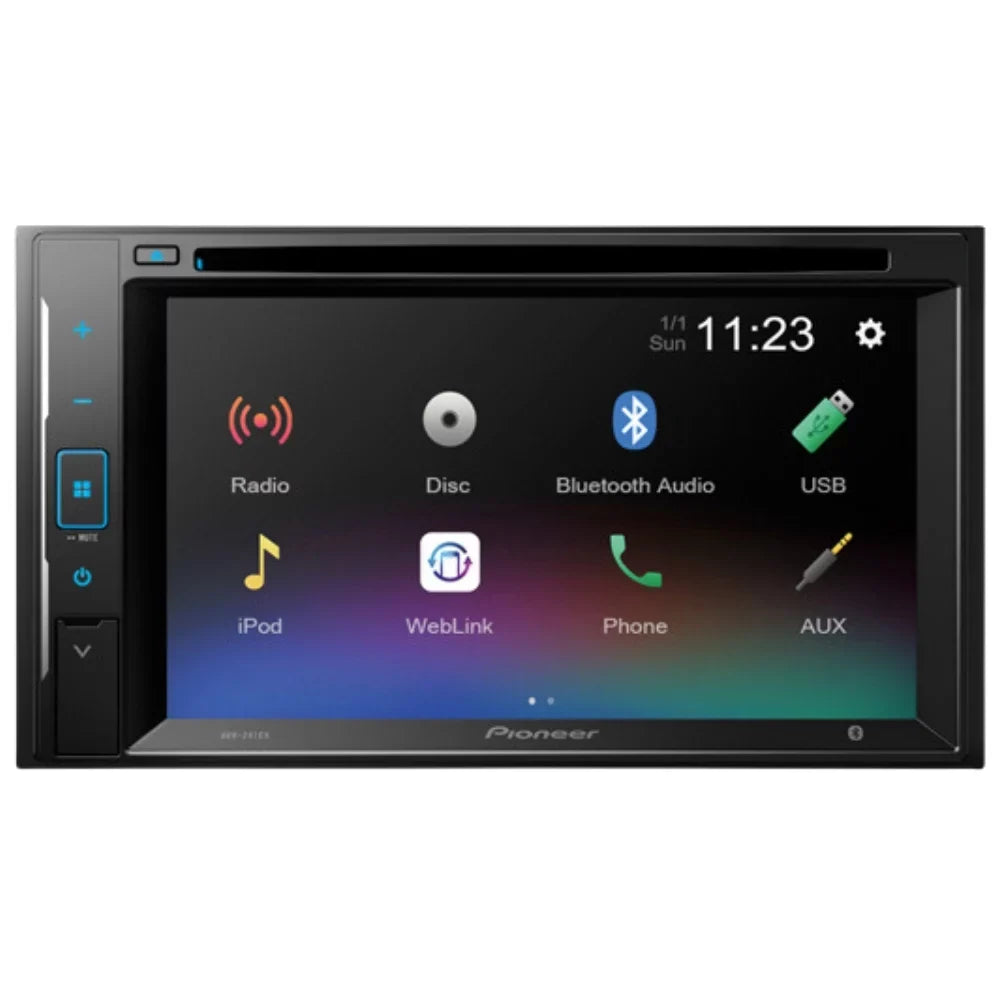 KIT2378 Bundle with Pioneer Multimedia DVD Car Sizetereo and Installation Kit - for 2007-2009 Isuzu i-290 / Bluetooth Touchscreen, Backup Camera, Double Din in-Dash Mounting Kit