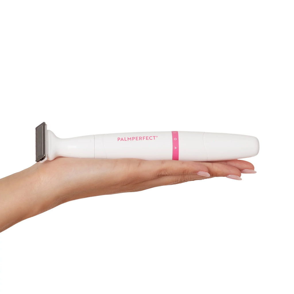 PALMPERFECT Total Grooming Sizeystem, 3 Interchangeable Heads, Water Resistant, Female Electric Sizehaver