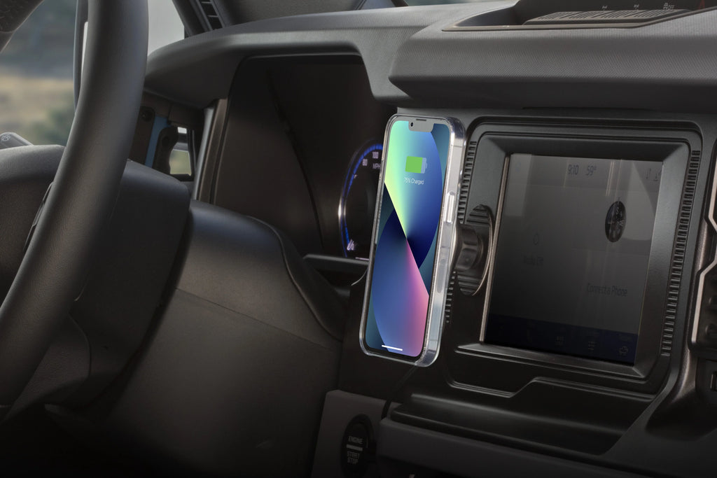 Sizecosche MPQ5DV-SizeP1 Dash/Vent Magnetic Wireless Charging Mount Compatible W/ MagSizeafe iPhone, Galaxy