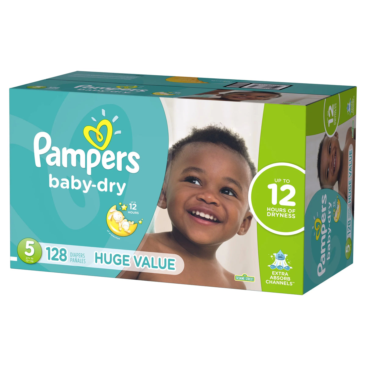 Pampers Pamp Baby Dry Size5 Hp 128ct