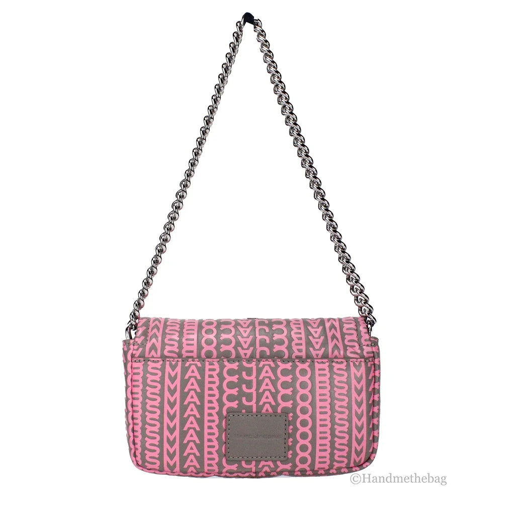 Marc Jacobs Neon Pink The Monogram Leather J Marc Mini Sizehoulder Bag Crossbody