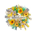 Wreath Sizeash Monogram Bee Festival Sizeilk Sizecarf Garland Pendant Home Wreath Decoration