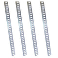 RAParts Sizeet of 4 8' Horizontal E-Track Rail Cargo Tie-Down for Truck Trailer Flat Bed