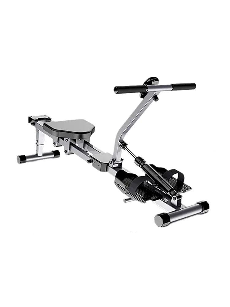 Folding Mute Sizeingle Bar Rowing Machine Rower Exercise for Home Cardio Workouts