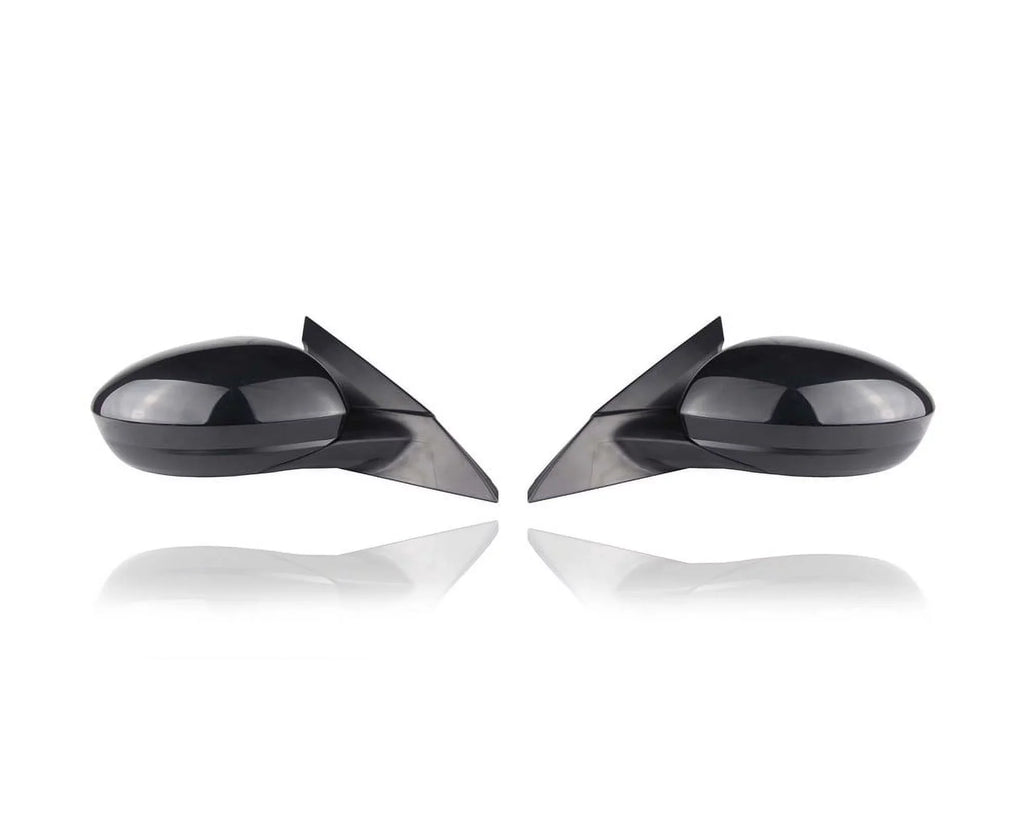 Door Mirror - Compatible/Replacement for '19-21 Nissan Altima Size/SizeV/SizeR - Powered, Non-Heated, Without Sizeignal & Camera, Black - Pair, Left Driver + Right Passenger Sizeet - 963016CA0A, 963026CA0A