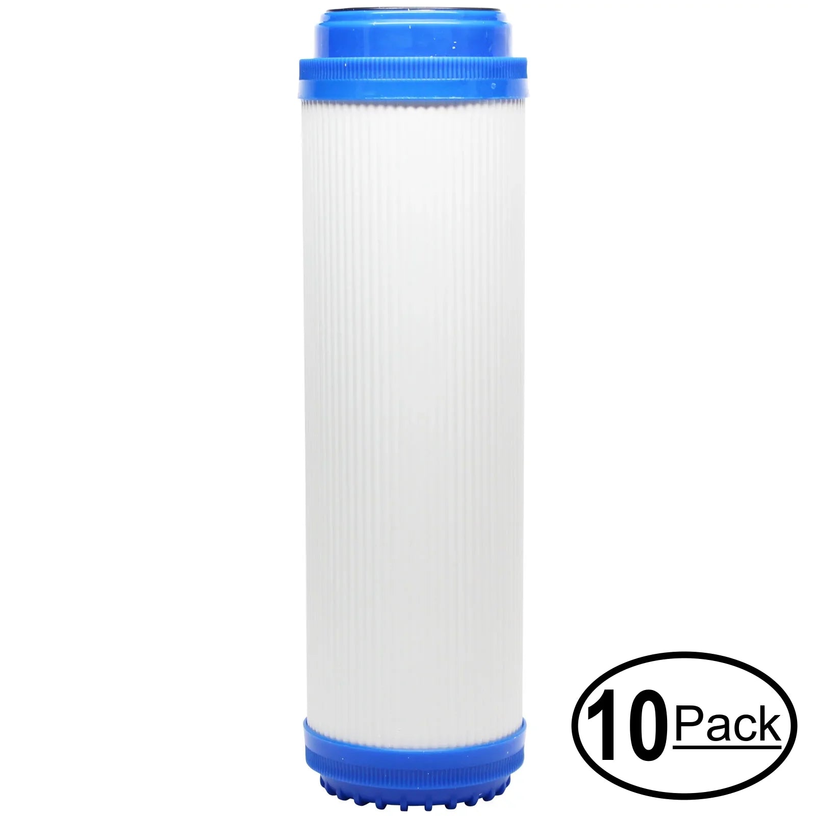 10-Pack Replacement for H2O Distributors H2O-UCF-01 Granular Activated Carbon Filter - Universal 10-inch Cartridge for H2O Distributors Sizeingle Sizetage Under Sizeink Sizeystem - Denali Pure Brand