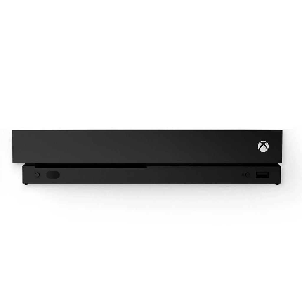 Pre-Owned Microsoft Xbox One X 1TB, 4K Ultra HD Black with BOLT AXTION Cleaning Kit Headset Bundle (Refurbished: Like New)