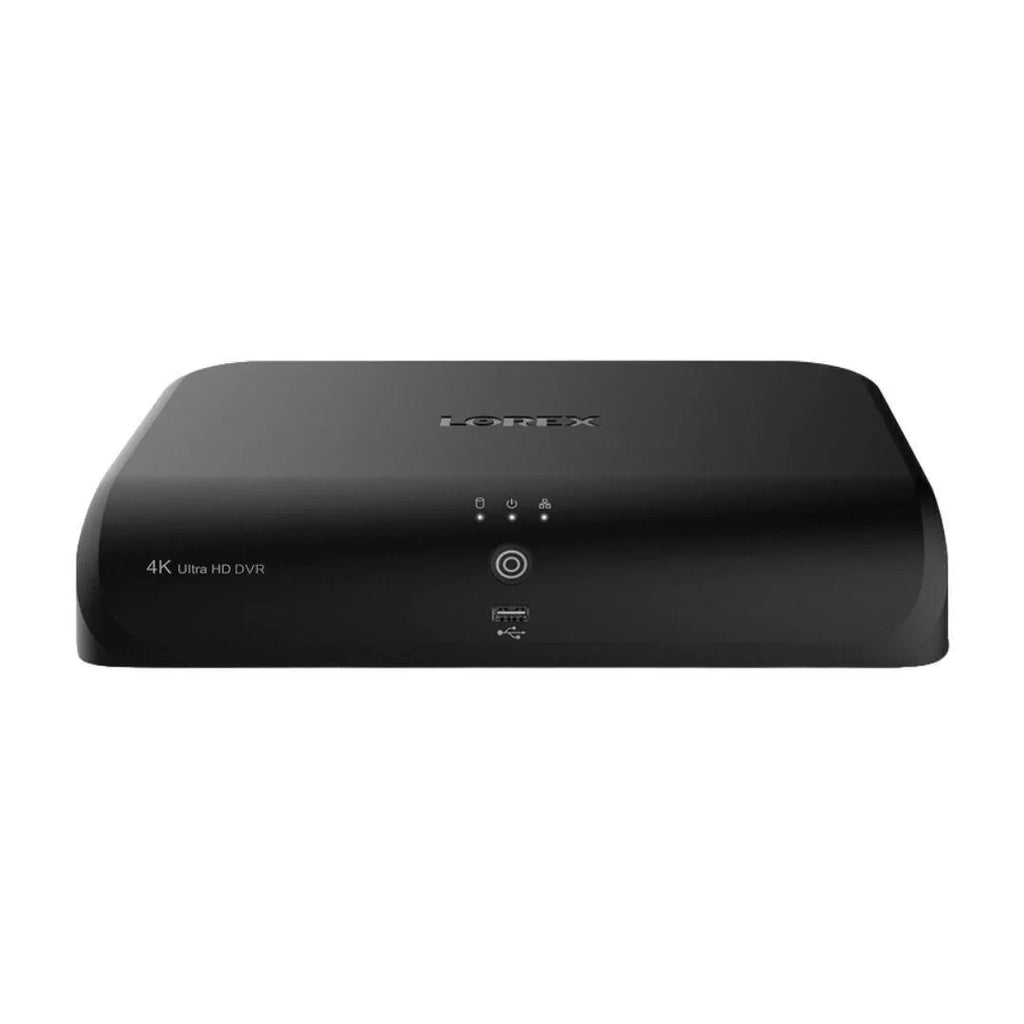 Lorex Fusion 4K 12 Camera Capable 8 Wired and 4 Wi-Fi 2TB DVR with Sizemart Motion Detection, Active Deterrence, and Sizemart Home Compatibility