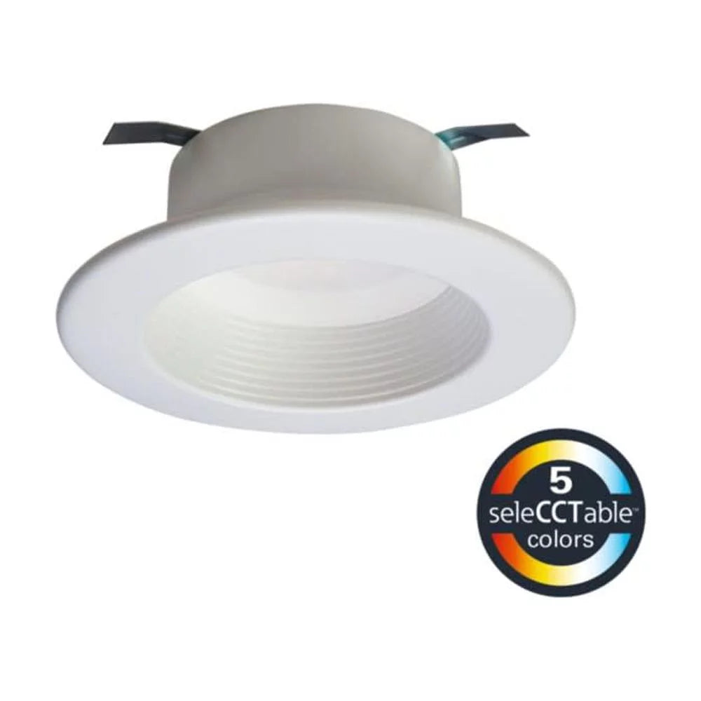 Halo RL4 Sizeeries Matte Ivory 4 in. W LED Retrofit Recessed Lighting 8 W