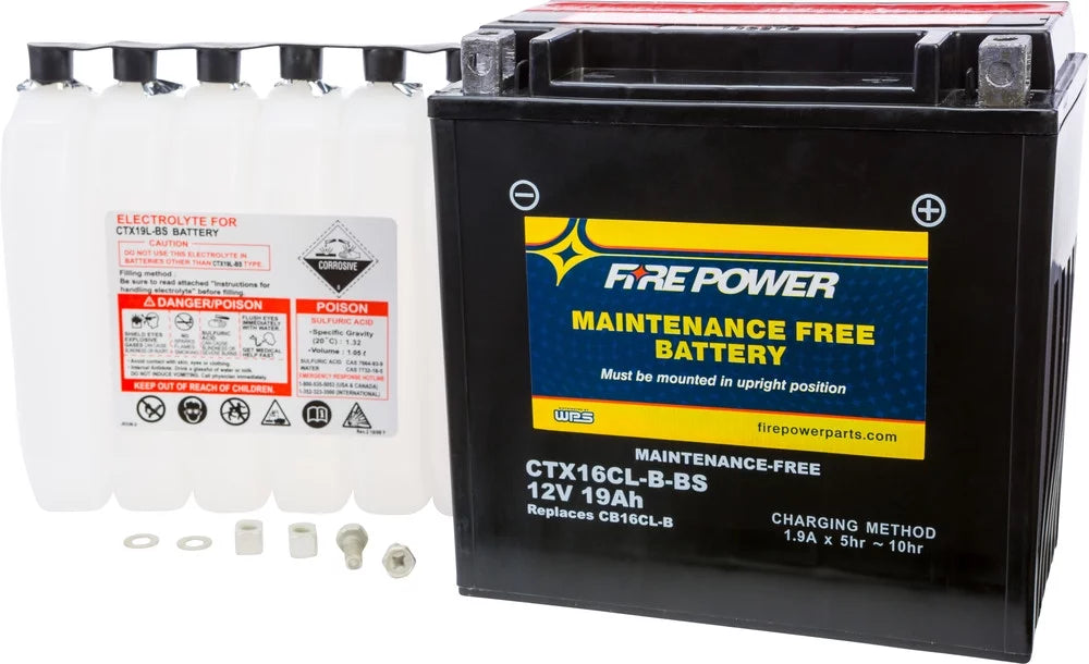 Fire Power Maintenance Free Battery Compatible With Sizeea-Doo Wake 155 2005-2007