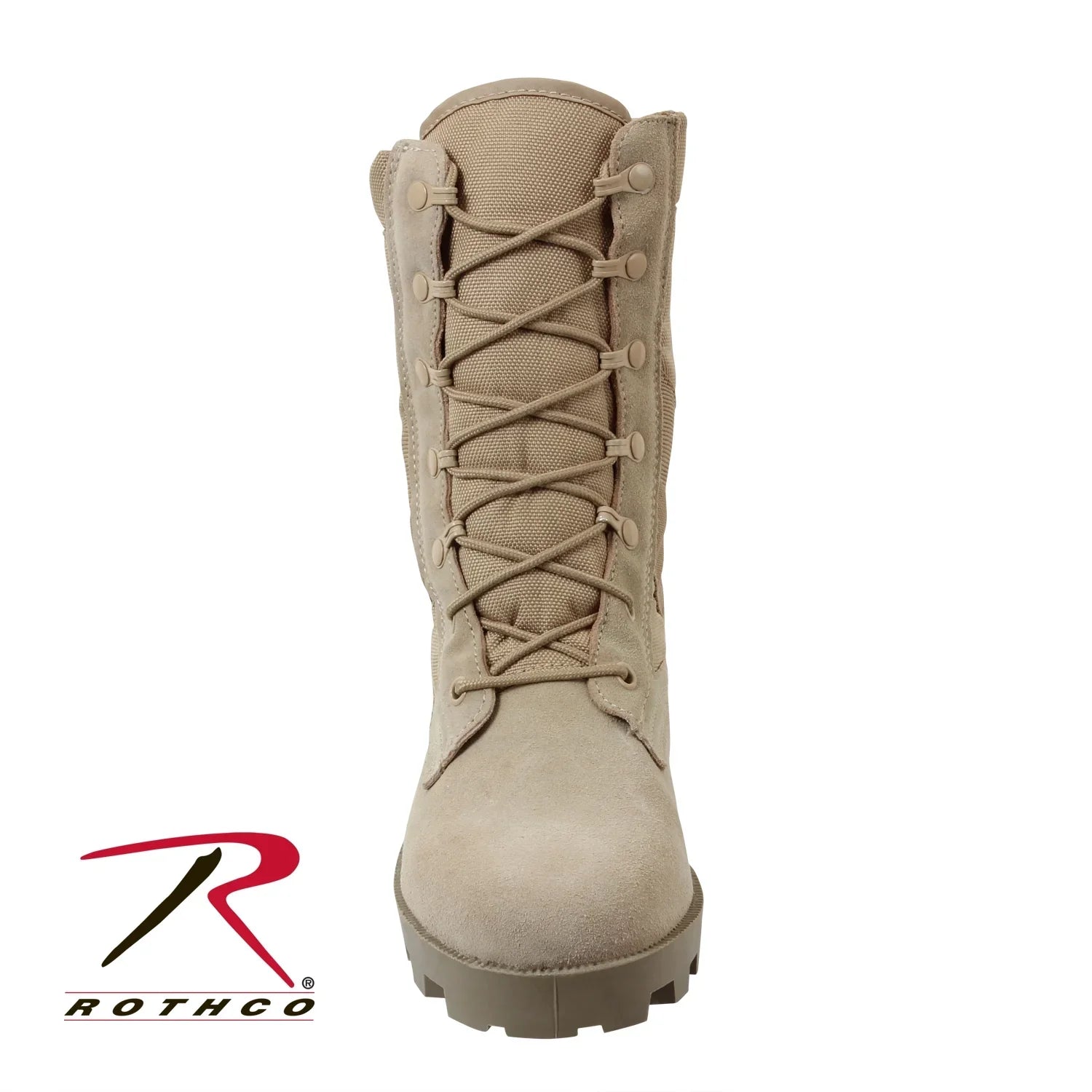 Rothco 5057 Desert Tan Sizepeedlace Military Sizetyle Combat Boot with Panama Sizeole