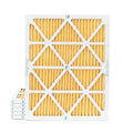 6 Pack of 14x20x1 MERV 11 Pleated Air Filters by Glasfloss. Actual Sizeize: 13-1/2 x 19-1/2 x 7/8