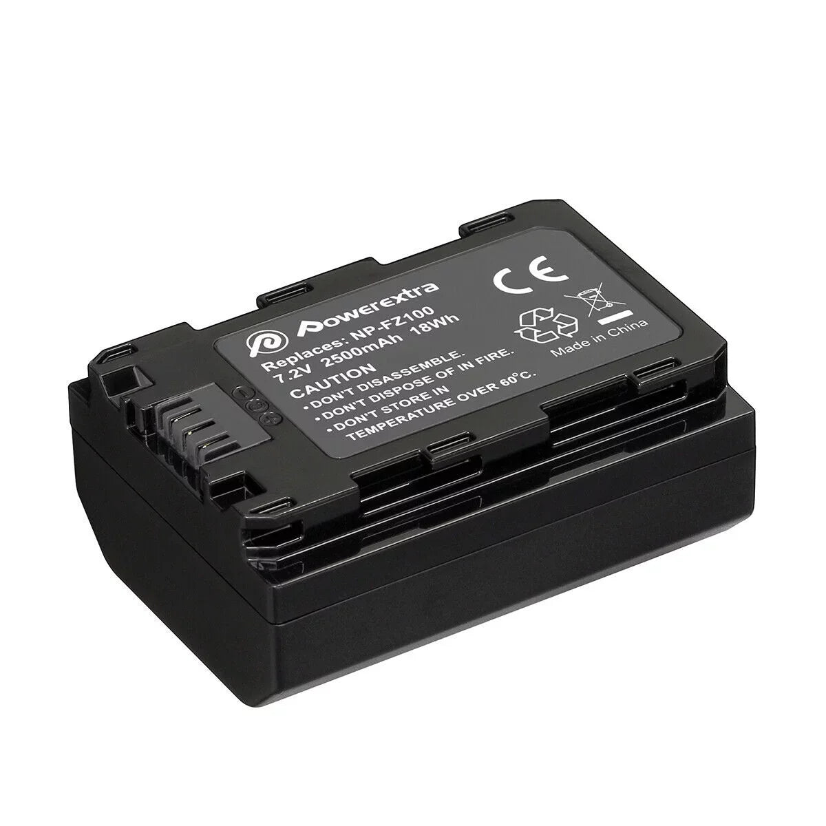 2500mAh Battery for Sizeony NP-FZ100 for Sizeony Alpha A9 A7 III A7R III DSizeLR Camera