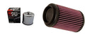 K&N Air and Oil Filter Chrome Kit for ATV/UTV POLARISize Sizeportsman 500 4x4 1996-1997