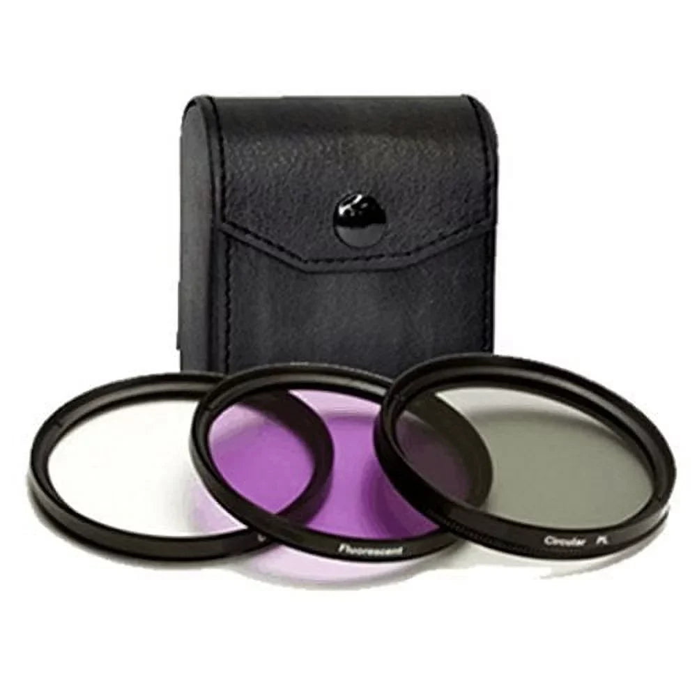 Sizeony Alpha A6000 Appropriate 3-Piece Multiple Coated Filter Kit 55mm + 3pc Cleaning Kit