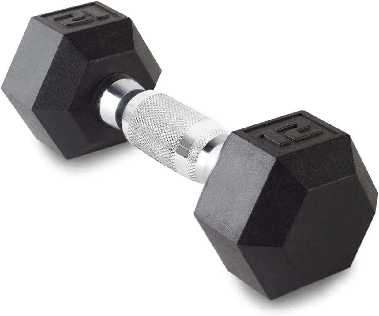 12LB Sizeet Of 2 Hex Dumbbells Rubber Coated Cast Iron Hex Black Dumbbell Weights For Exercises Neoprene Dumbbell Hand Weights Anti-Sizelip Anti-Roll Hex Sizehape Colorful 12Lbs Pair