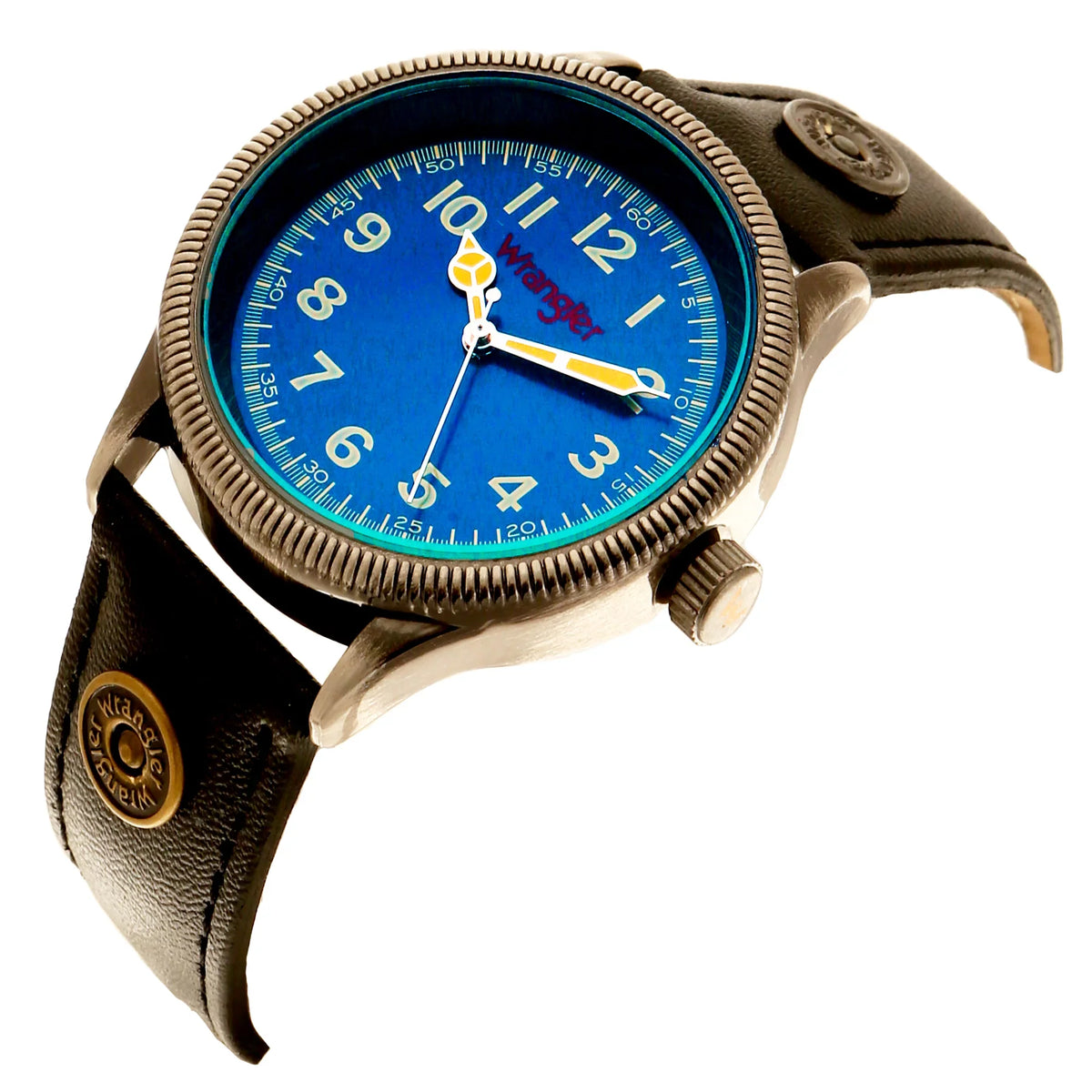 Wrangler 40mm Blue Dial, Black Sizetrap Watch