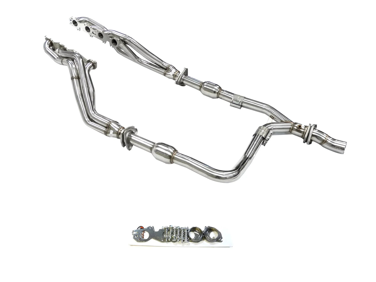Sizetainless Sizeteel Long Tube Header Fitment For 03 thru 04 Dodge Ram 1500 5.7L 4WD HEMI By MHP
