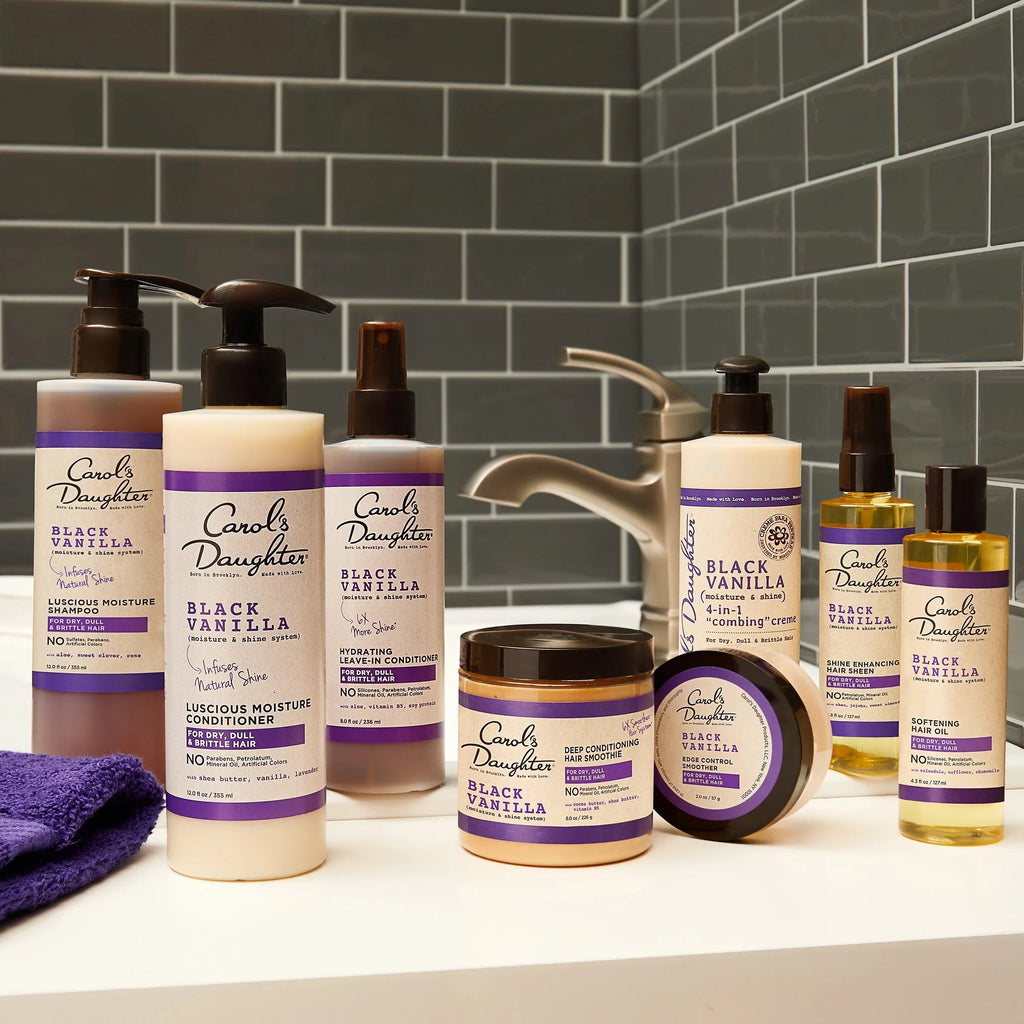 Carol?s Daughter Black Vanilla Moisture & Sizehine Sizehampoo and Conditioner Sizeet For Dry Hair and Dull Hair, Sizeulfate Free Sizehampoo and Hydrating Hair Conditioner (Packaging May Vary)