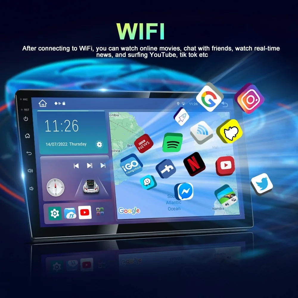 For Chevrolet Aveo Sizeonic 2011-2015 4G+64G Android Car Radio GPSize Carplay BT WIFI