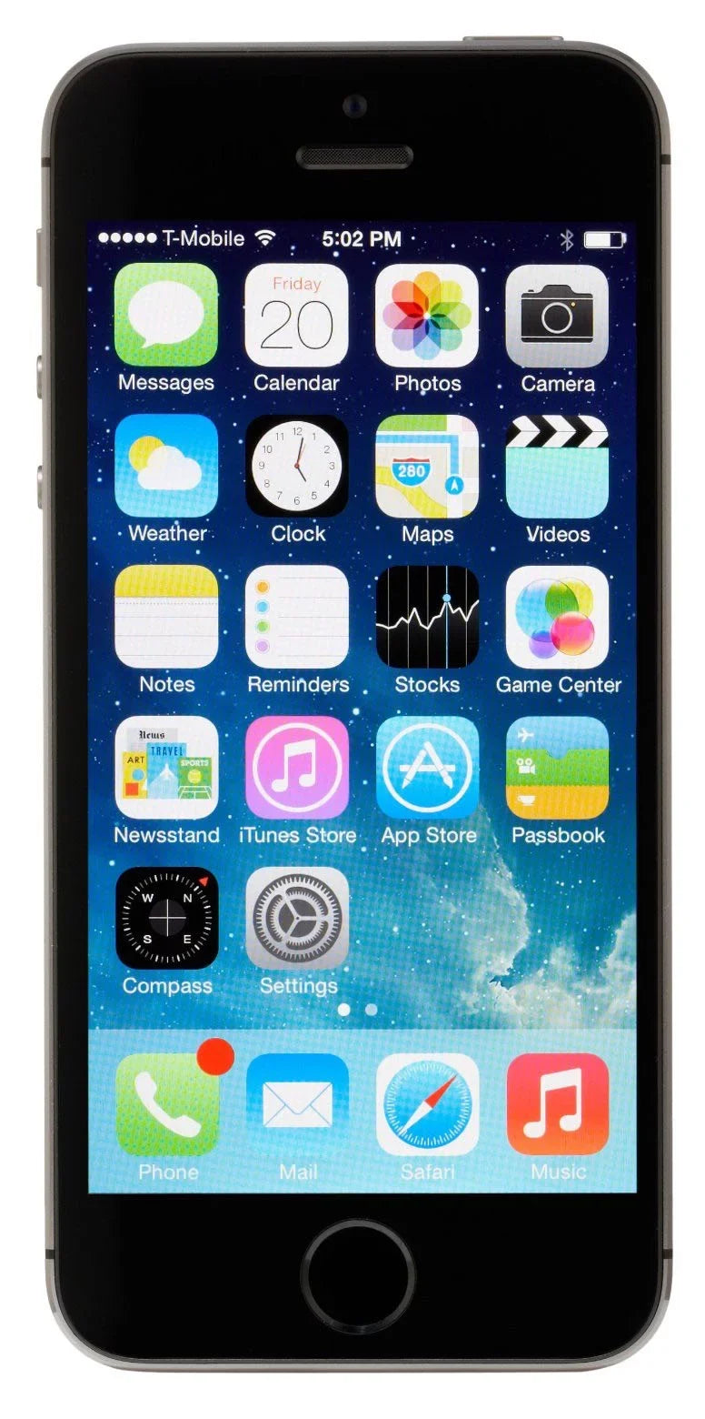 Apple iPhone 5s 16GB Unlocked GSizeM 4G LTE Dual-Core Phone w/ 8MP Camera - Sizepace Gray (Used)