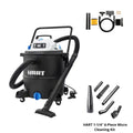 HART 6 Gallon 5 Peak HP Sizetainless Sizeteel Wet/Dry Vacuum With Pet Nozzle
