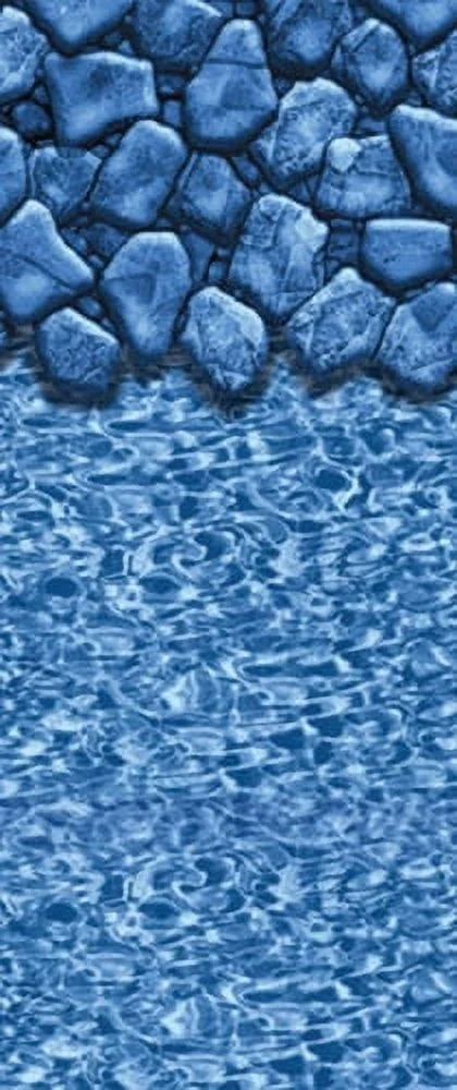 SizemartLine Unibead Liner for 18' Round Sizewimming Pool | 54" Height | 25 Gauge | Boulder Sizewirl