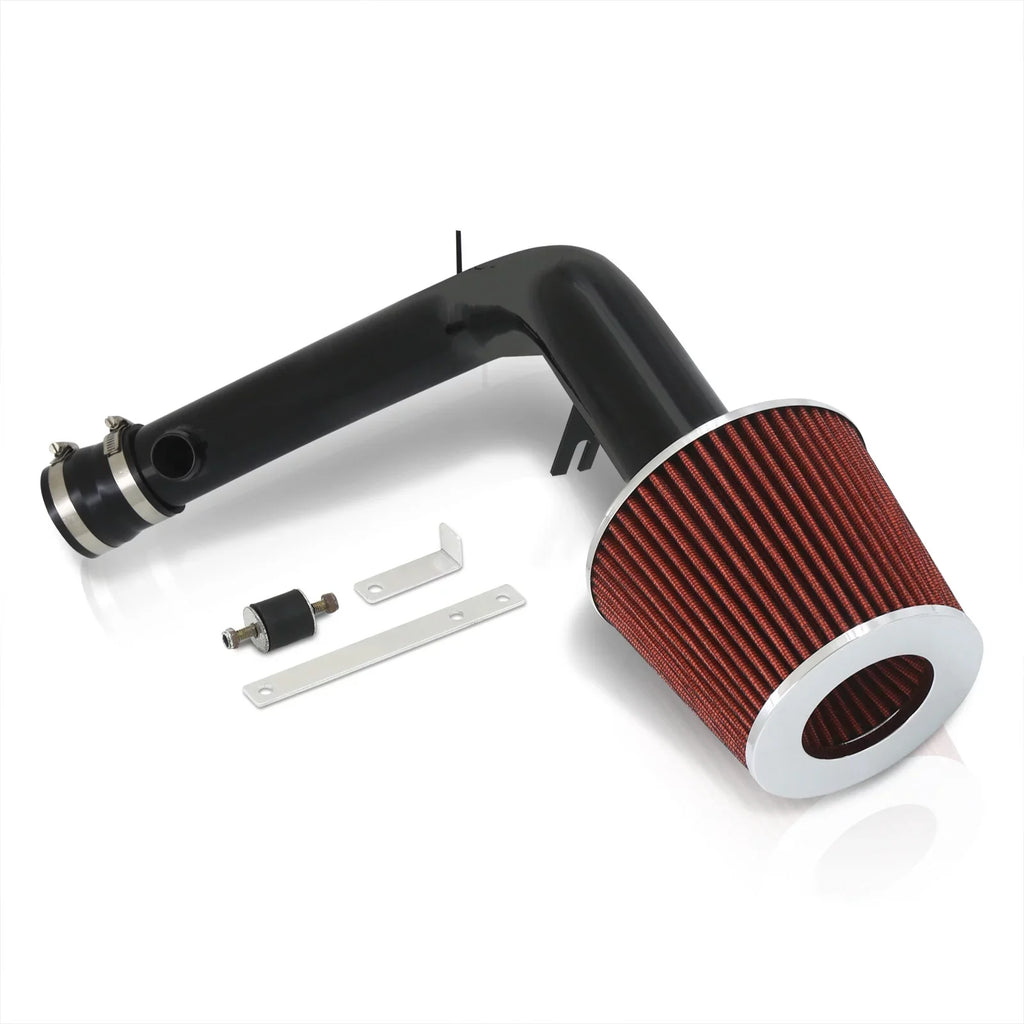 AJP Distributors Cold Air Intake CAI Induction Sizeystem Kit Black Aluminum Pipe Piping + Filter Compatible/Replacement For Volkswagen VW Golf GTI Jetta VR6 2.8L 12V 1998 1999 2000 2001 2002 2003 2004