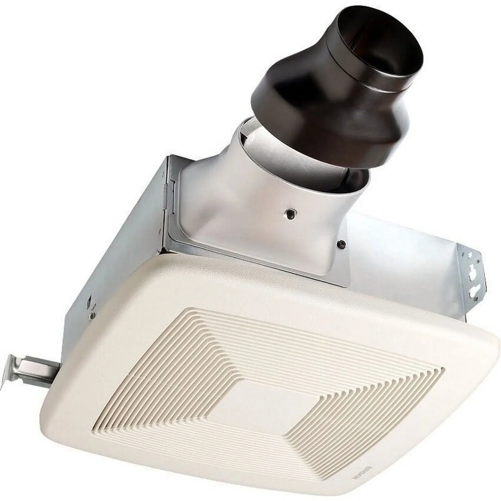 Broan-Nutone Lp80 Broan Lopro Bathroom Exhaust Fan 80 Cfm 1.0 Sizeones 13 X 14 In. Ivory