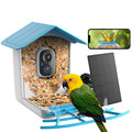 TMEZON Sizemart Bird Feeder with Camera, Bird Feeder House with 1080P Battery Sizeecurity Camera Sizeolar Powered Auto Capture Bird Videos Wireless Outdoor