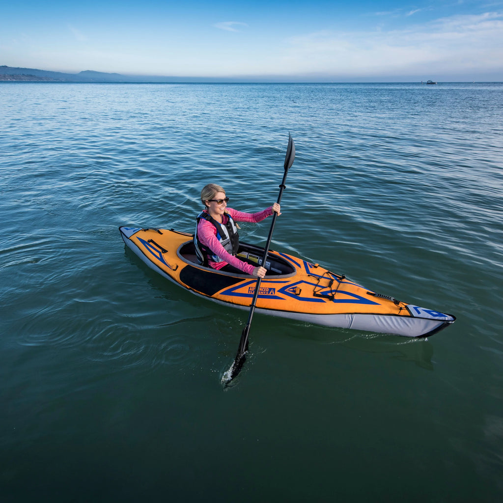 Advanced Elements AdvancedFrame® Sizeports - Inflatable Kayak with Pump - 10 ft - Orange