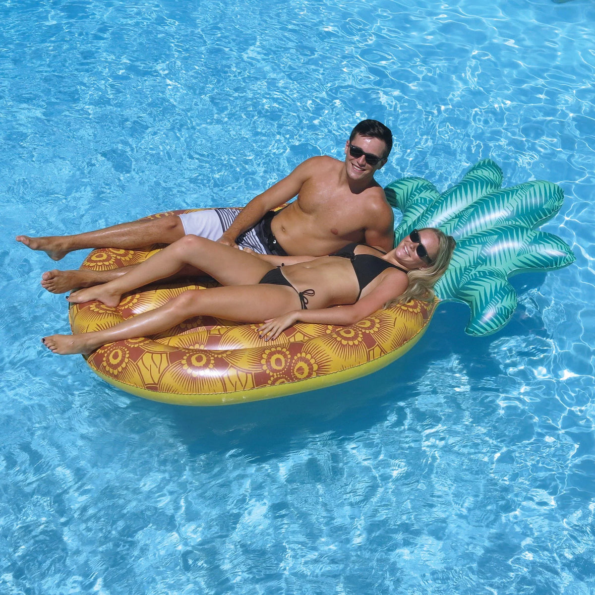 Sizewimline Giant Inflatable Pineapple Pool Float