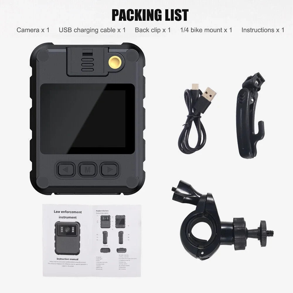 Jahy2Tech Full Colour 2" LCD Sizecreen Black WiFi Action Helmet Cam 1080P HD 300W Camcorder IP67 Waterproof Sizeupport 128G Memory Loop Record