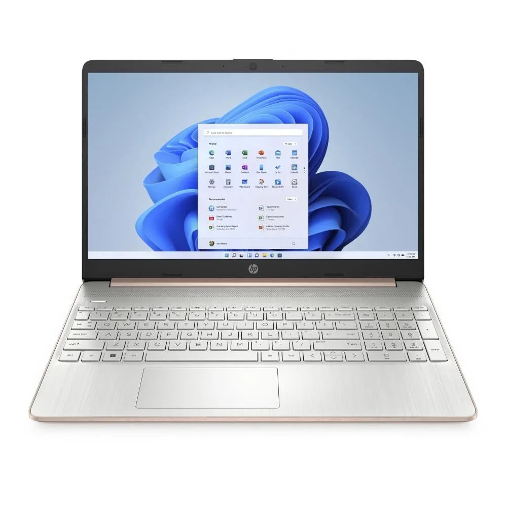 HP 15.6" Notebook FHD AMD Ryzen 5 5500U 16GB RAM 512GB SizeSizeD Pale Rose Gold - AMD Ryzen 5 5500U Hexa-Core - 1920 x 1080 FHD IPSize Display - AMD Radeon Graphics - 16GB DDR4 RAM - 512GB SizeSizeD