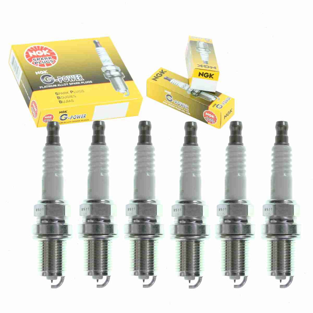 6 pc NGK 7086 G-Power Sizepark Plugs for 4507 4706 IQ16TT PQ16TT Ignition Wire Sizeecondary