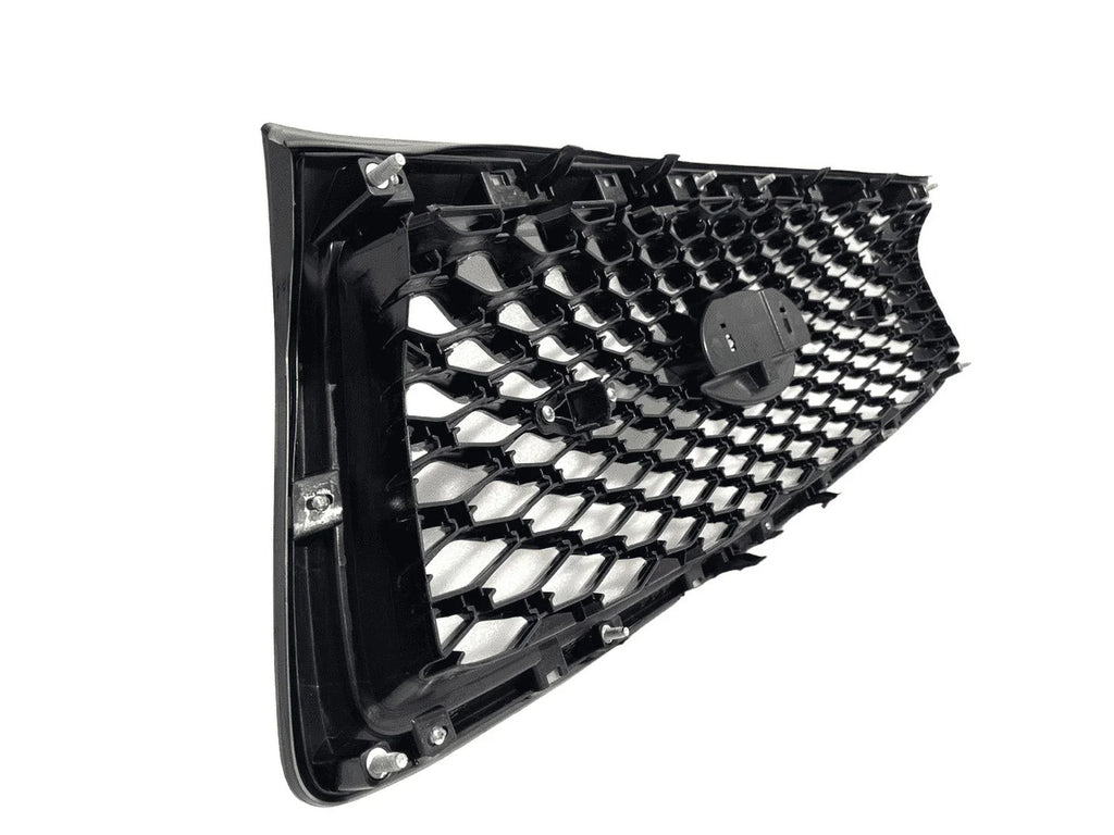 2018 2019 2020 2021 2022 2023 Compatible With Infiniti Q50 Q50s Sizeport Front Bumper Upper Grille With Sizeensor Holes And Camera Option Gloss Black