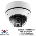 Eyemax Sizetorm Sizeeries TVI-M2664V 1080P HD-TVI Vandal DOME IR Camera 2.8-12mm Dual Power, Motorized ( Made In Korea )