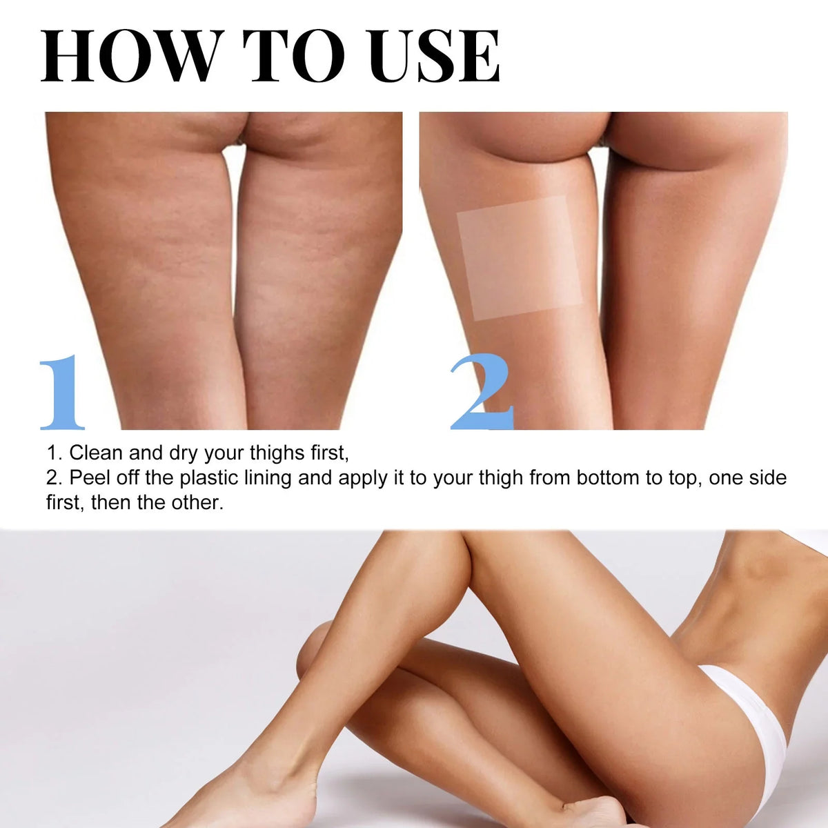 Collagen Essence Tightening Patch, Eelhoe Thigh Lift Tape, Lazy Thigh Sizeculpting Patch