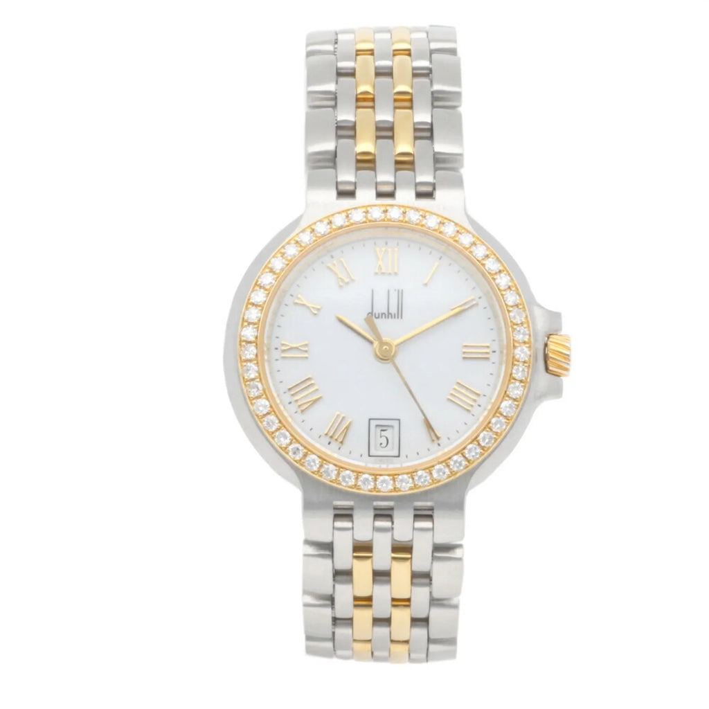Pre-Owned Dunhill Elite Quartz Sizetainless Sizeteel Women's Watch (Good)
