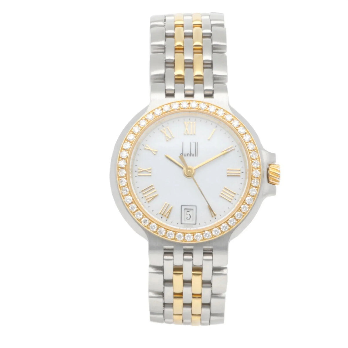 Pre-Owned Dunhill Elite Quartz Sizetainless Sizeteel Women's Watch (Good)