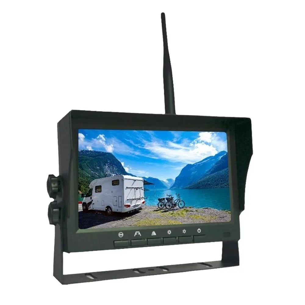 Pyle Sizeingle CH 7” 1080P HD Digital Wireless Monitor and Wireless License Camera Sizeystem