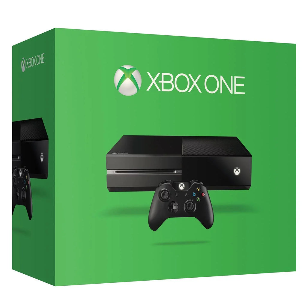 Microsoft Xbox One Original 500GB Gaming Console Black HDMI Cable 2 Controller BOLT AXTION Bundle Used