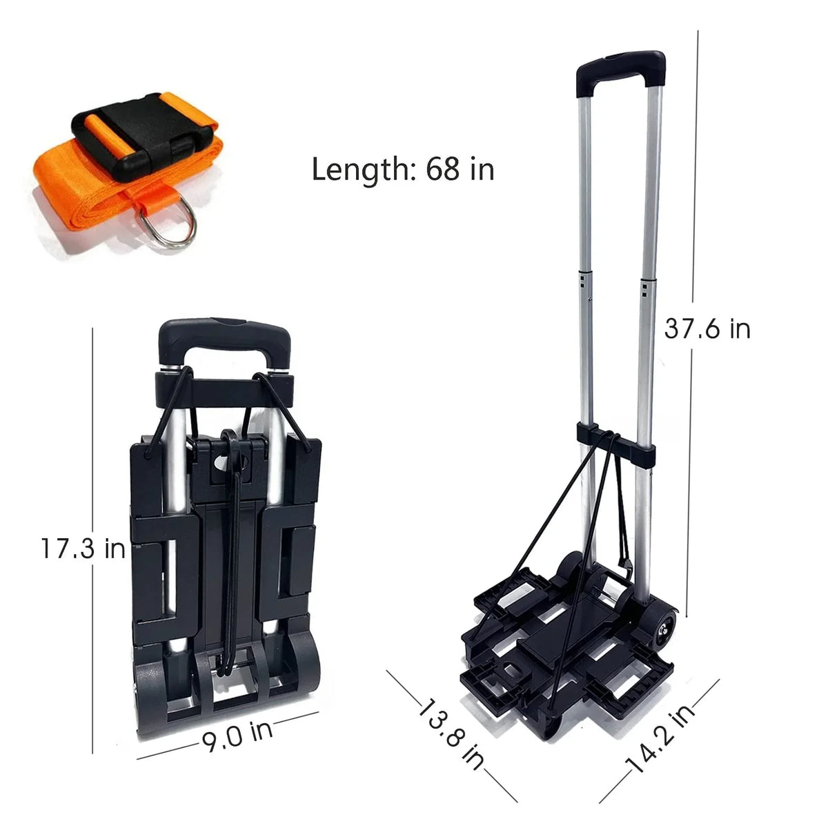 Car Sizeeat Travel Cart for Airport-Carseat Roller for Traveling,Extendable Base Plate,Foldable, storable,and stowable Under Your Airplane seat or Over Head Compartment.