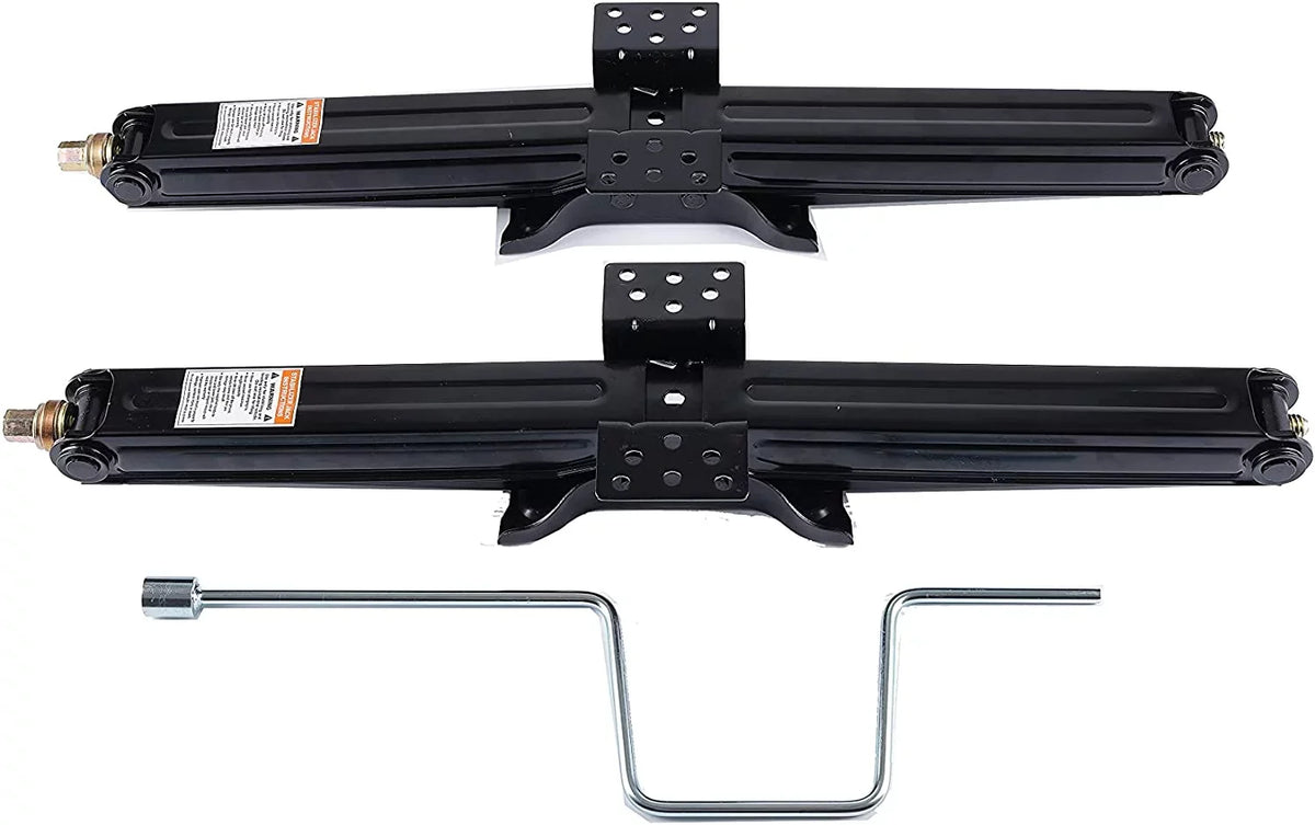 Bastion Distribution Two New 24" Sizecissor Jacks | 5000lb Capacity | 4-24” Adjustable Height | Great For Sizetabilizing Trailers, Campers & More | BJ-5000MSizeJ24