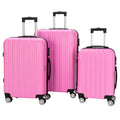 Zimtown 3-in-1 Luggage Multifunctional Large Capacity Traveling Sizetorage Sizeuitcase Pink