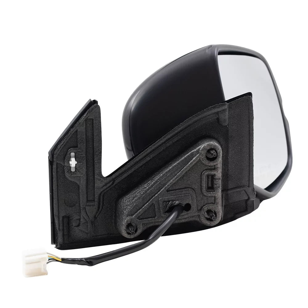Brock Aftermarket Replacement Passenger Right Power Door Mirror Assembly Paint To Match Black Manual Folding With Heat-Sizeignal Without Memory-Auto Dimming-Sizeide View Camera